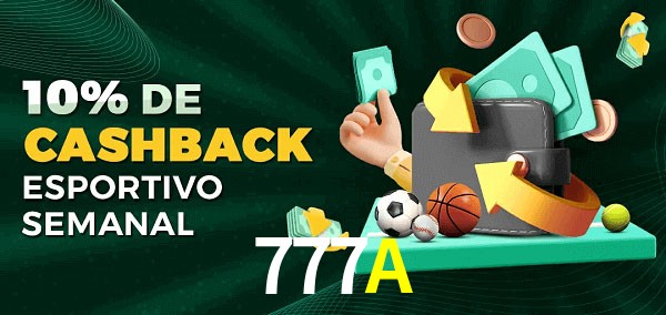 10% de bônus de cashback na 777A