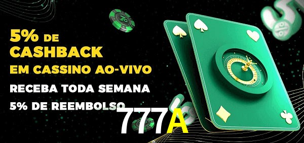 Promoções do cassino ao Vivo 777A